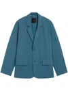 Sport B. By Agnès B. Zip-pocket Press-stud Blazer In Blue