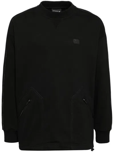 Sport B. By Agnès B. Zip-pocket Sweatshirt In Black