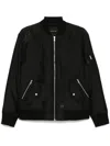 Sport B. By Agnès B. Zip-up Bomber Jacket In Black