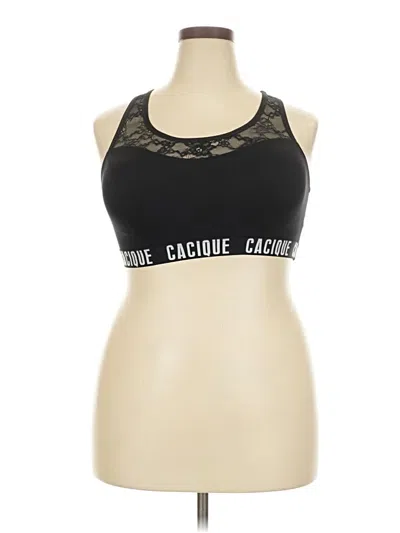 Pre-owned Sport By Cacique Sports Bra In Black