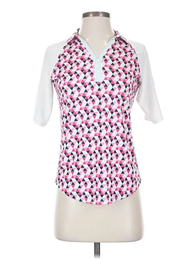 Pre-owned Sport Haley Short Sleeve Polo Shirt In Pink