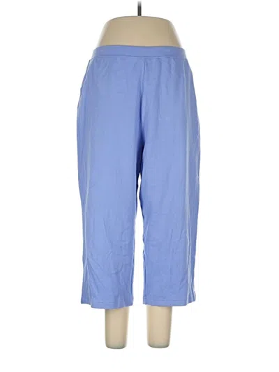 Pre-owned Sport Savvy Casual Pants In Blue