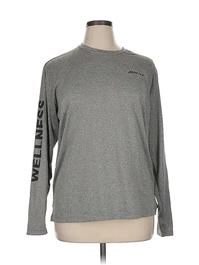 Pre-owned Sport-tek Long Sleeve T-shirt In Gray