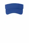 Sport-tek Posicharge Racermesh Visor In True Royal In Blue
