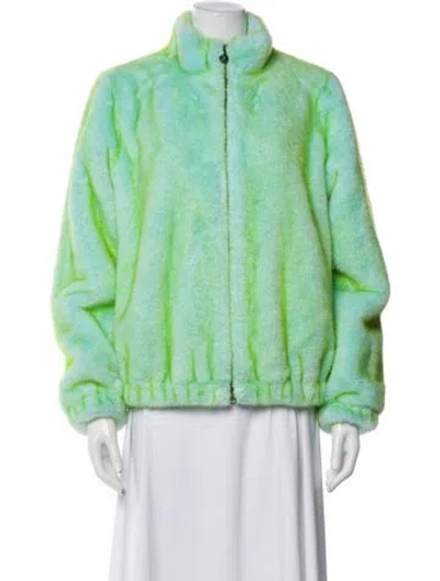 Pre-owned Sportalm Faux Fur Jacket In Multi