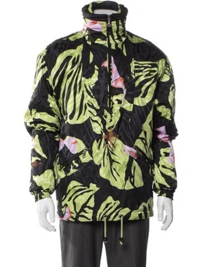 Pre-owned Sportalm Floral Print Jacket In Blue