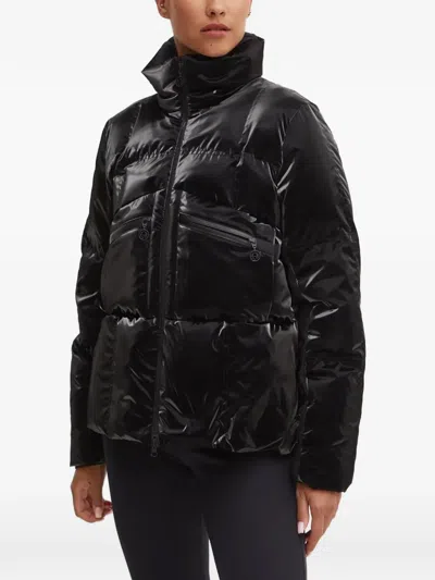 Sportalm Glossy Quilted Jacket In Black