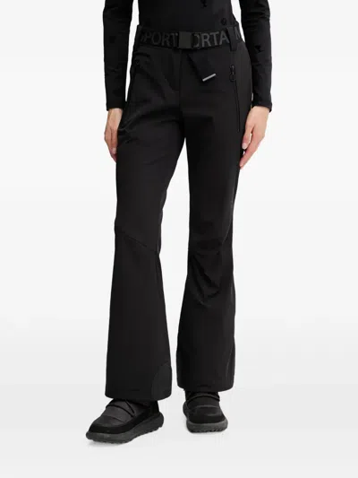 Sportalm Houston Belted Flared Ski Pants In Black