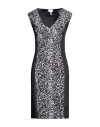 Sportalm Kitzbühel Woman Midi Dress Black Size 12 Polyester, Elastane In Black