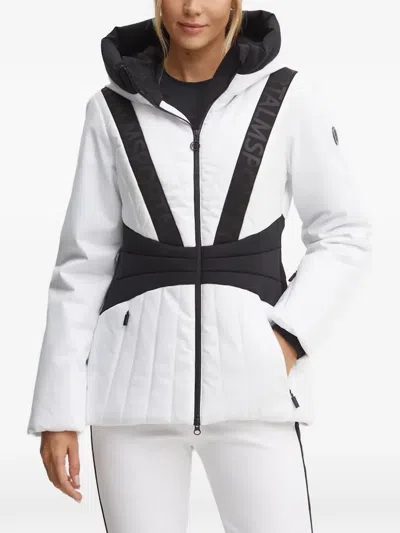 Sportalm Logo-tape Quilted Ski Jacket In Yellow