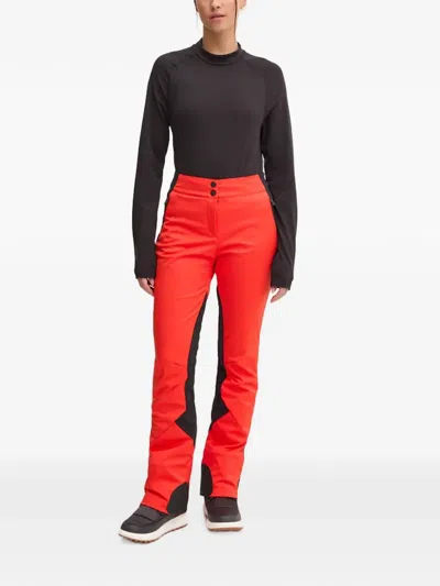 Sportalm Panelled Zipped-cuff Ski Trousers In Red