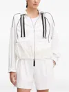 Sportalm Piped Drawstring Cropped Jacket In White