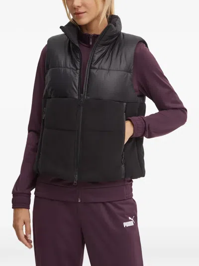 Sportalm Quilted Panelled Jacket In Brown