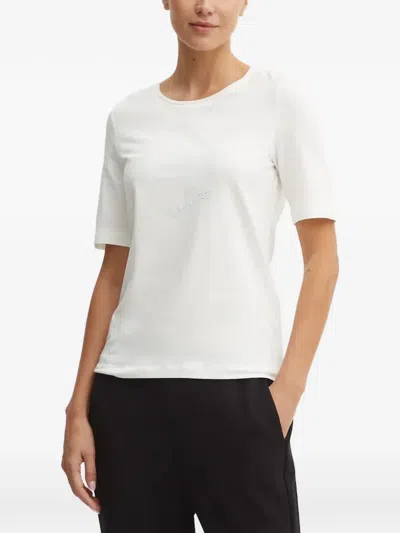 Sportalm Rhinestone-embellished Logo-print T-shirt In Multi
