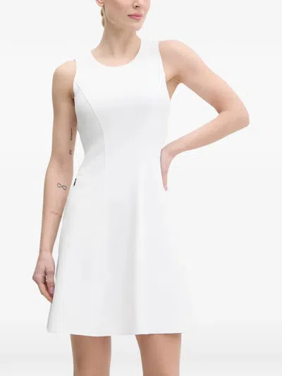 Sportalm Sleeveless A-line Mini Dress In White