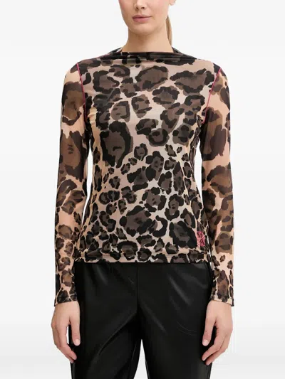 Sportalm Tamarin Leopard-print Top In Animal Print