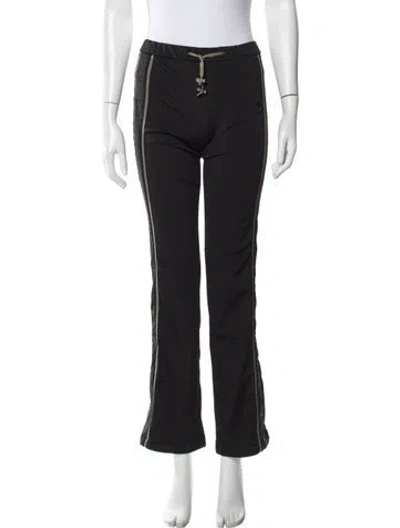 Pre-owned Sportalm Virgin Wool Striped Sweatpants In Black