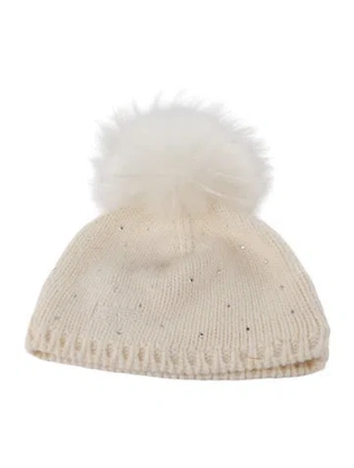 Pre-owned Sportalm Wool Knit Beanie In Neutrals