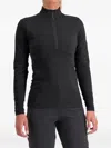 Sportful Zip-up Performance Top In Black