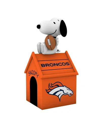 Sporticulture Denver Broncos Inflatable Snoopy Doghouse In Orange