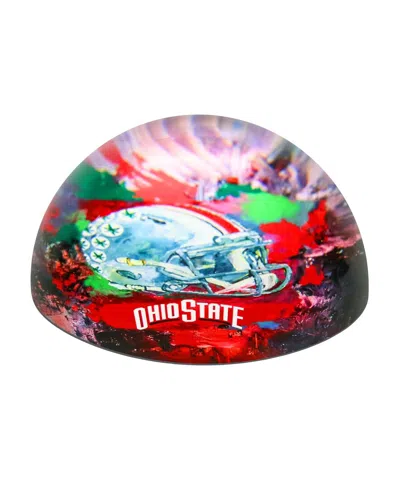Sporticulture Ohio State Buckeyes Team Pride Dome Paper Weight In Transparent