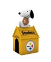 Sporticulture Pittsburgh Steelers Inflatable Snoopy Doghouse In Yellow