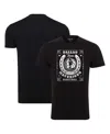 Sportiqe Men's And Women's Black Dallas Mavericks Bingham Elevated T-shirt In Black