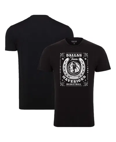 Sportiqe Men's And Women's Black Dallas Mavericks Bingham Elevated T-shirt