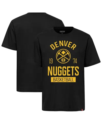 Sportiqe Men's And Women's Black Denver Nuggets Duke Premium T-shirt In Multi