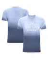 Sportiqe Men's And Women's Blue Dallas Mavericks Bingham Sun-fade T-shirt In Blue