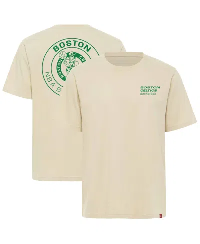 Sportiqe Men's And Women's Cream Boston Celtics Duke Premium T-shirt In White