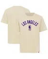 Sportiqe Men's And Women's Cream Los Angeles Lakers Duke Premium T-shirt In White