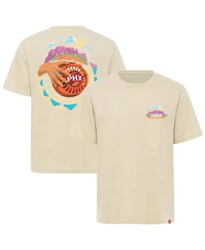 Sportiqe Men's And Women's Cream Phoenix Suns The Land Artist Series Duke Premium T-shirt