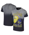 Sportiqe Men's And Women's Gray Rolling Stones X Golden State Warriors Bingham Collab T-shirt In Gray