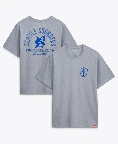 Sportiqe Men's And Women's Gray Seattle Sounders Fc Duke T-shirt In Multi