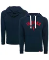 Sportiqe Men's And Women's Navy Indiana Fever Olsen Tri-blend Pullover Hoodie