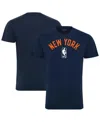 Sportiqe Men's And Women's Navy New York Knicks Bingham T-shirt