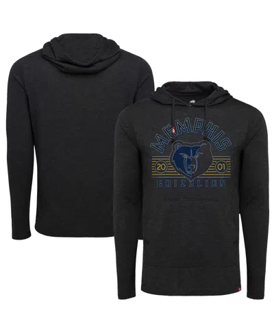 Sportiqe Men's And Women's  Black Memphis Grizzlies Beale Street Hometown Rowan Pullover Hoodie