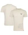 Sportiqe Men's And Women's  Cream Chicago Bulls 1966 Collection Comfy Tri-blend T-shirt In Cream