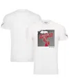 Sportiqe Men's And Women's  White Chicago Bulls 1966 Collection Bingham T-shirt In White