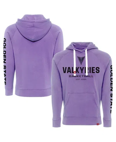 Sportiqe Men's And Women's Violet Golden State Valkyries Olsen Hoodie In Purple