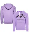 Sportiqe Men's And Women's Violet Golden State Valkyries Olsen Tri-blend Hoodie Sweatshirt In Purple