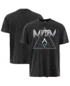 Sportiqe Men's And Women'sâ Black Las Vegas Aces Rock Roll Collection Angus Mineral Wash Premium T-shirt