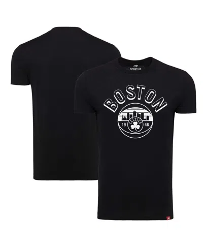 Sportiqe Men's Black Boston Celtics Comfy Tri-blend T-shirt