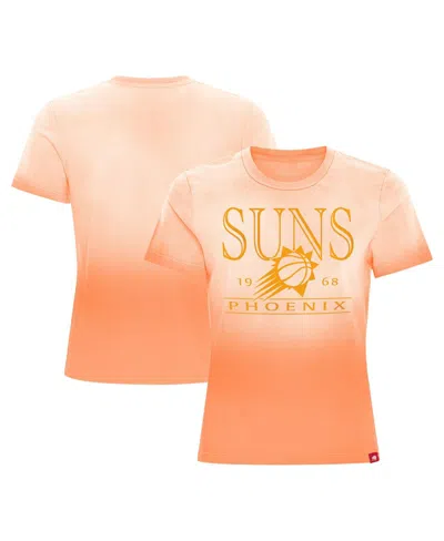 Sportiqe Women's Orange Phoenix Suns Arcadia Sun-dipped T-shirt