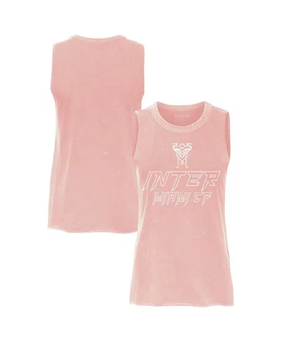 Sportiqe Women's Pink Inter Miami Cf Turner Tank Top