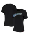 Sportiqe Women's  Black Golden State Warriors Arcadia T-shirt In Black