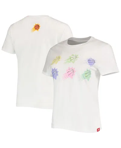 Sportiqe Women's  White Phoenix Suns Street Capsule Arcadia T-shirt