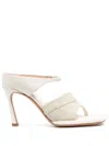 Sportmax 100mm Thong-strap Leather Mules