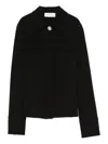 Sportmax Tailored Suit With Relaxed Fit And Vertical Cuts In Black